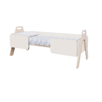 Кровать детская из коллекции «НЕГА» (цвет бежевый) - «globural.ru» - Чайковский