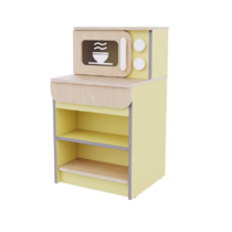 Модуль с микроволновкой из коллекции «НЕГА» (желтый) - «globural.ru» - Чайковский