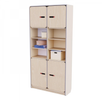 Рабочий стеллаж для воспитателя из коллекции «НЕГА» (цвет бежевый) - «globural.ru» - Чайковский