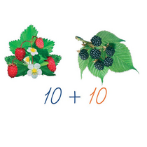 Счетный материал на магнитах "Лесные ягоды". - «globural.ru» - Чайковский