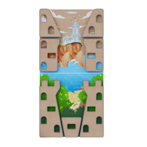 Скалодром для детей «Замок Ласточкино Гнездо в Крыму» из серии «Моя Россия» - «globural.ru» - Чайковский