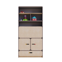 Стеллаж-трансформер с рабочим местом специалиста из коллекции «НЕГА» (голубой) - «globural.ru» - Чайковский