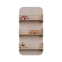 Настенная полка с тремя уровнями из коллекции «НЕГА» - «globural.ru» - Чайковский