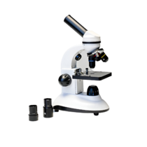 Микроскоп школьный (с подсветкой) - «globural.ru» - Чайковский