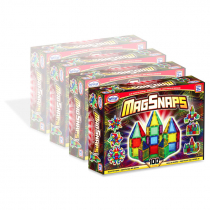 Магнитный конструктор "МагСнэп" Комплект на группу. 100 деталей - «globural.ru» - Чайковский