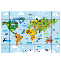 Коврик для логобота Пчелка "Карта Мира" - «globural.ru» - Чайковский