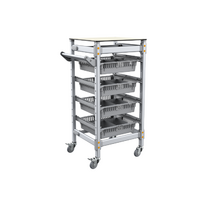 Тележка 1-секционная для учебных наборов и цифровых лабораторных комплексов SenseDisc - «globural.ru» - Чайковский