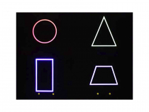 Интерактивная панель "Цветные фигуры-4" (вариант 1) - «globural.ru» - Чайковский