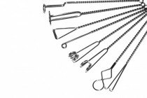 Комплект массажных логопедических зондов с витыми ручками мини Новикова Е.В. (8 штук) - «globural.ru» - Чайковский