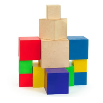 Набор Кубиков 40х40х40  - «globural.ru» - Чайковский