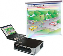 Диск с электронными плакатами, презентациями (электронный учебник) по правилам дорожного движения (72 темы) - «globural.ru» - Чайковский