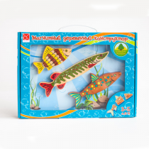 Магнитный деревянный конструктор "Рыбки" - «globural.ru» - Чайковский