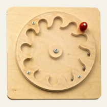 Тактильно-развивающая панель «Лабиринт-цветок» - «globural.ru» - Чайковский