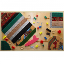 Тактильная панель с декоративными элементами «Материалы» - «globural.ru» - Чайковский