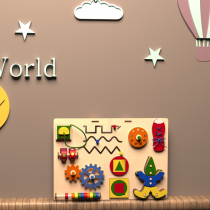 Бизиборд "Весёлые игры" - «globural.ru» - Чайковский