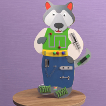 Бизиборд «Волчок-серый бочок» - «globural.ru» - Чайковский