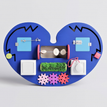 Бизиборд "Большое синее сердце" - «globural.ru» - Чайковский