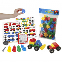 Конструктор "Транспортные средства" 64 детали - «globural.ru» - Чайковский