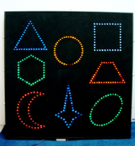 Интерактивная панель "Цветные фигуры-8" (вариант 2) - «globural.ru» - Чайковский