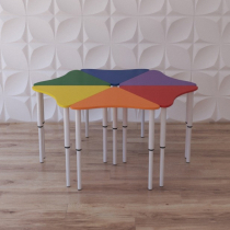 Стол растущий на регулируемых ножках «Лети лепесток» - «globural.ru» - Чайковский