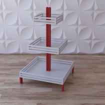 Стеллаж демонстрационный "Эйфелева башня" - «globural.ru» - Чайковский