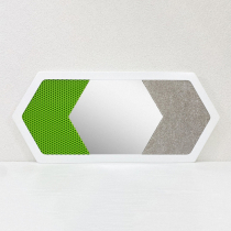 Декоративная тактильная панель 3в1 - «Ворс, Зеркало, Резина» - «globural.ru» - Чайковский