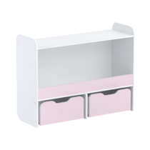 Стеллаж для игрушек и пособий "Росток 1" (белый/зефир) - «globural.ru» - Чайковский