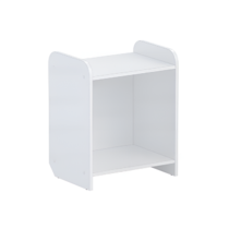 Стеллаж для игрушек и пособий "Росток 3" (белый) - «globural.ru» - Чайковский