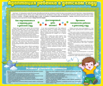 Стенд "Адаптация ребенка в детском саду" - «globural.ru» - Чайковский