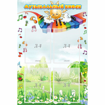 Стенд "Музыкальный киоск" с 4 карманами - «globural.ru» - Чайковский