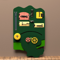 Бизиборд "Зелёная лапа" - «globural.ru» - Чайковский