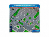 Электрифицированный магнитно-маркерный стенд "Светофорное регулирование" - «globural.ru» - Чайковский