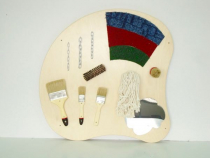 Тактильная панель "Тело гусеницы" (кисточки) - «globural.ru» - Чайковский