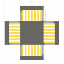 Имитация четырехстороннего перекрестка 5,5*4,5 м - «globural.ru» - Чайковский