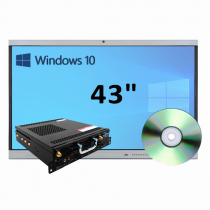 Интерактивная панель 43" (встроенный ПК, Win10) - «globural.ru» - Чайковский