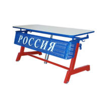 Стол ученический двухместный "Патриот-2п" на газовом лифте (р.гр. № 3-7 и наклоном столешницы ) - «globural.ru» - Чайковский