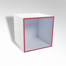 Открытая настенная полка-секция ТР1 ЛДСП  - «globural.ru» - Чайковский