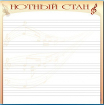 Доска магнитно-маркерная "Нотный стан" - «globural.ru» - Чайковский