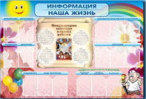 Стенд-уголок "Информация. Наша жизнь" - «globural.ru» - Чайковский