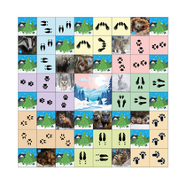 Коврик для логобота Пчелка "Следы животных" - «globural.ru» - Чайковский