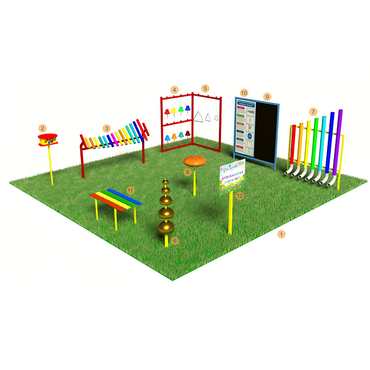 Музыкальная площадка (комплект Оптима без ограждения) - «globural.ru» - Чайковский