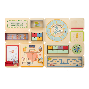 Дидактическая настенная панель «Финансовая грамотность» - «globural.ru» - Чайковский