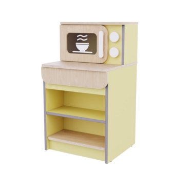 Модуль с микроволновкой из коллекции «НЕГА» (желтый) - «globural.ru» - Чайковский