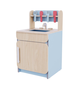 Раковина со столовыми приборами из коллекции «НЕГА» (голубой) - «globural.ru» - Чайковский