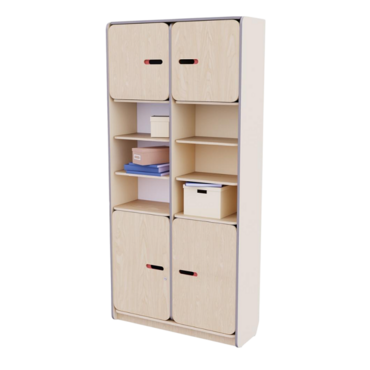 Рабочий стеллаж для воспитателя из коллекции «НЕГА» (цвет бежевый) - «globural.ru» - Чайковский