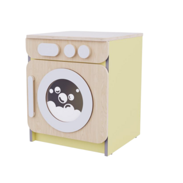 Стиральная машина из коллекции «НЕГА» (желтый) - «globural.ru» - Чайковский