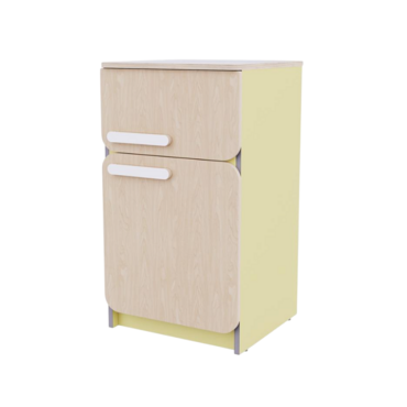 Холодильник из коллекции «НЕГА» (желтый) - «globural.ru» - Чайковский