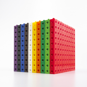 Набор "Соединяющиеся кубики 2 см 1000 штук" - «globural.ru» - Чайковский