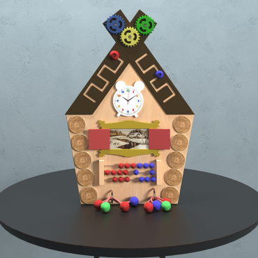 Бизиборд "Сказочный теремок" - «globural.ru» - Чайковский