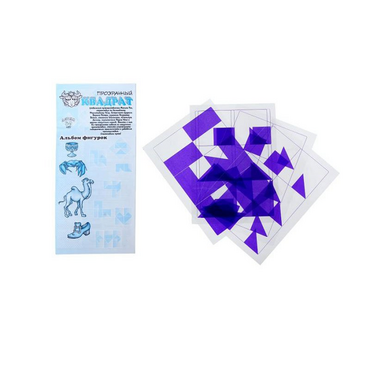 Прозрачный квадрат (синий) - «globural.ru» - Чайковский